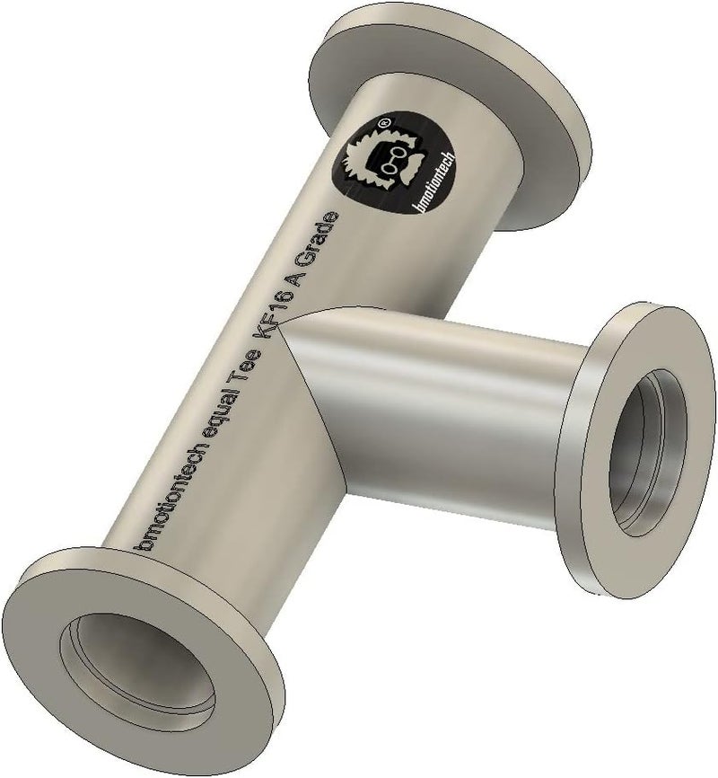 BROWNIAN MOTION TECHNOLOGY bmotiontech superior Grade - ISO-KF KF16 KF25 KF40 Flange Equal TEE Fitting 3 Ways Vacuum (KF16 Equal TEE) - Image 3